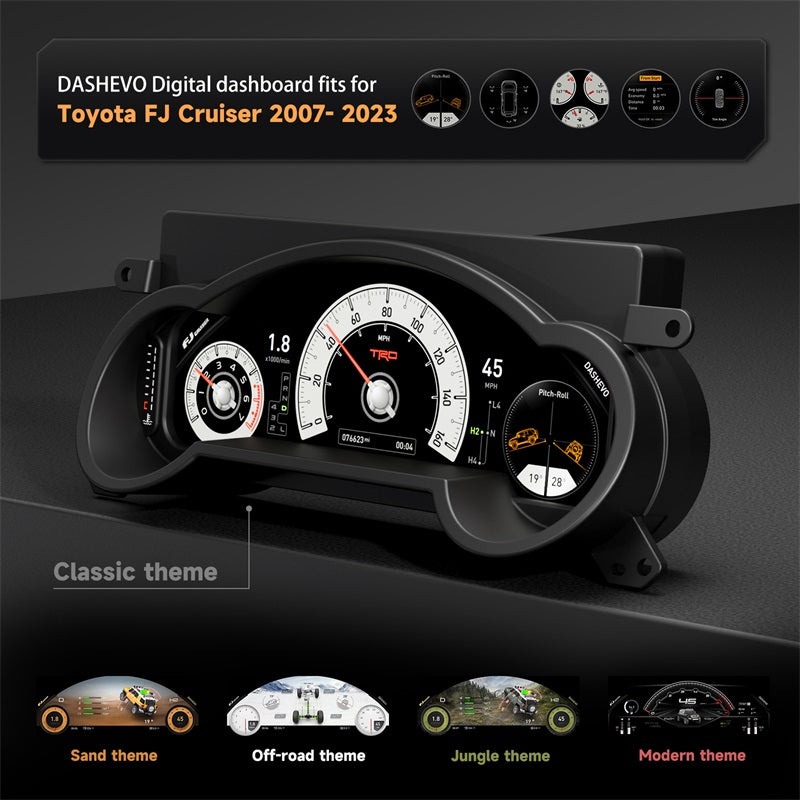 FJ_Slow_Life 　オーダー品 Digital Dashboard for Toyota FJ Cruiser 2007-2023