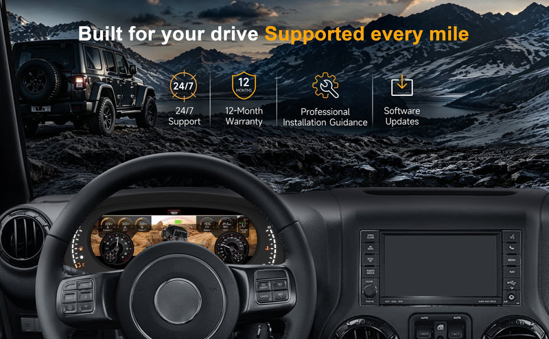 Upgrade Your Jeep JK (2011–2017) with Dashevo Digital Instrument Cluster – Full Review