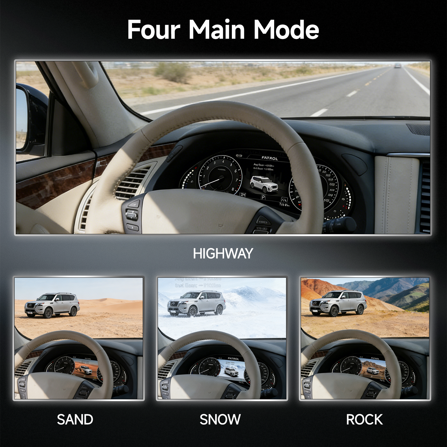 DASHEVO Nissan Patrol Y62 Dashboard