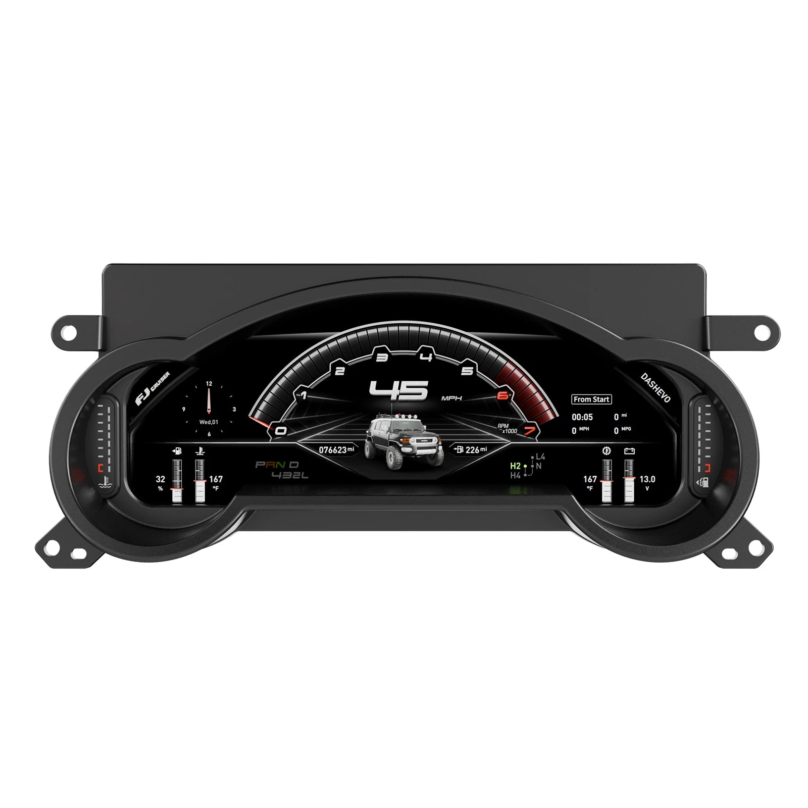 Digital Dashboard for Toyota FJ Cruiser 2007-2023