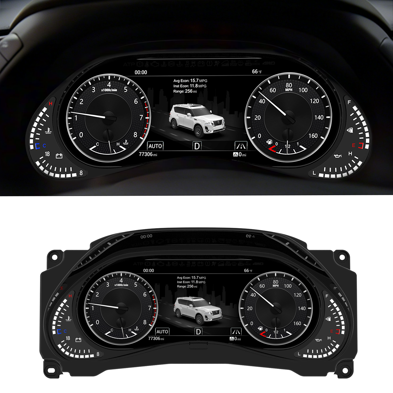 DASHEVO Nissan Armada 2017-2020/Infiniti QX56 2011-2013/Infiniti QX80 2014-2020 Dashboard