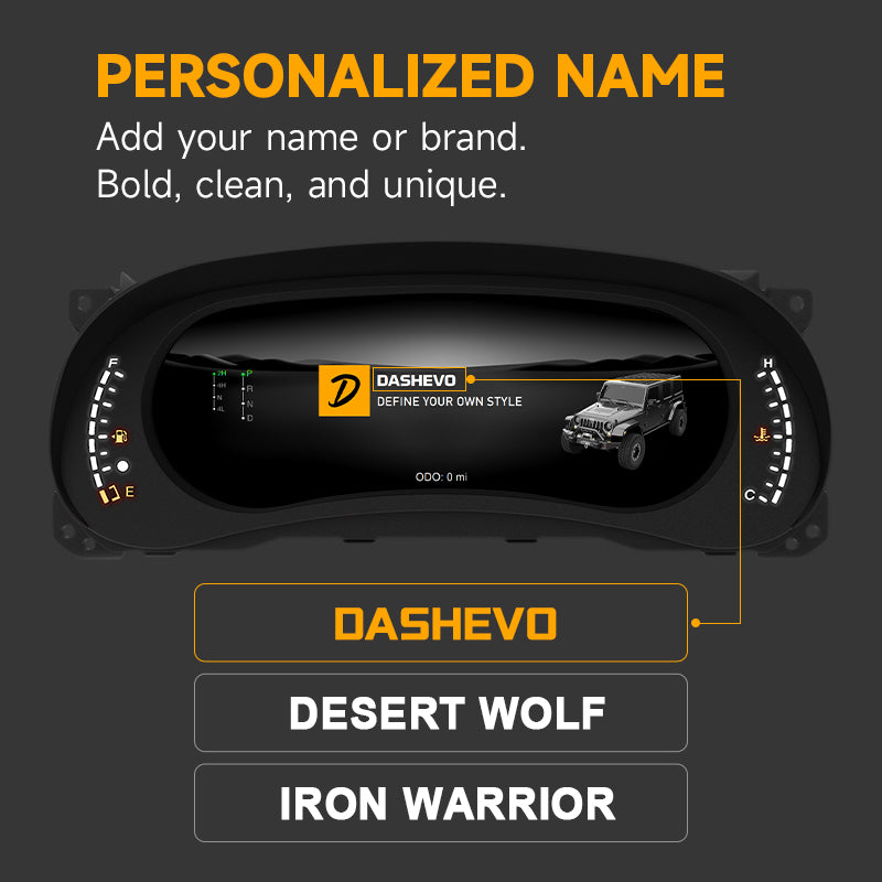 Custom Digital Dashboard Profile | Personalized Avatar, Name, Bio