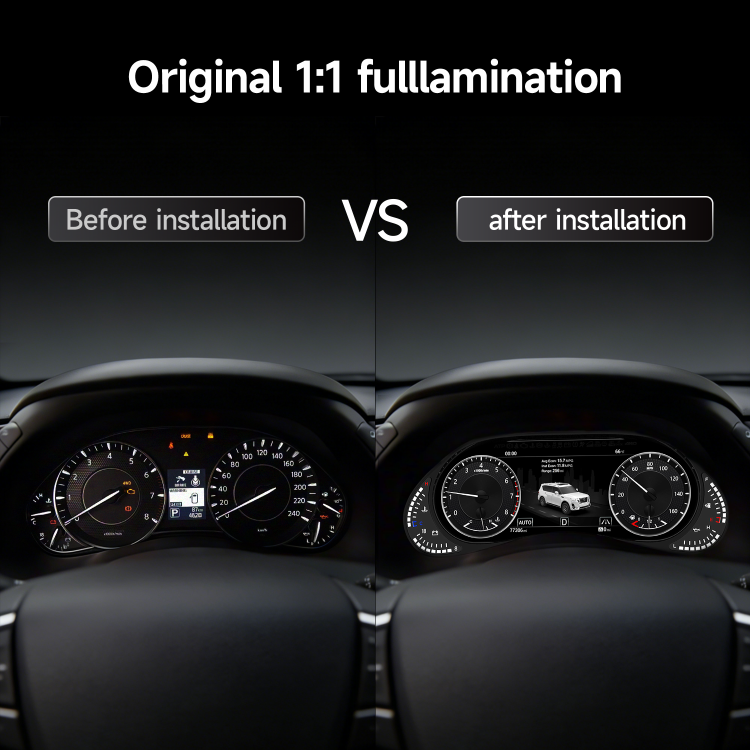 DASHEVO Nissan Patrol Y62 Dashboard