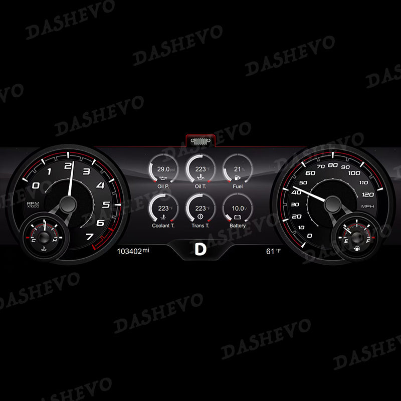 DASHEVO Jeep JK Digital Dashboard Theme Pack | Premium Display Upgrade