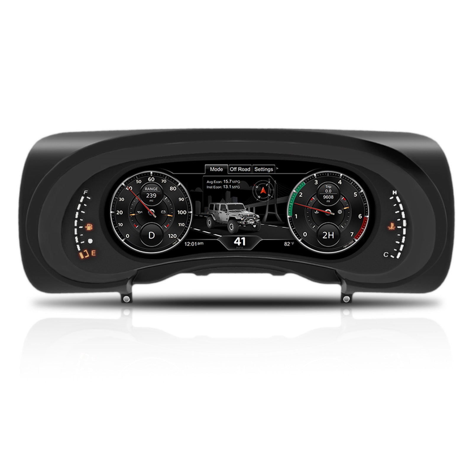 Digital Dashboard 12.3″ HD Cluster for Jeep Wrangler JK 2007-2010